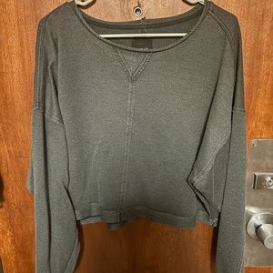 aerie (American eagle) cropped crew (it was too short for my liking)